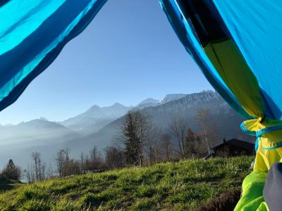 Camping-Ferien Wang Beatenberg Switzerland Fabio und Aina